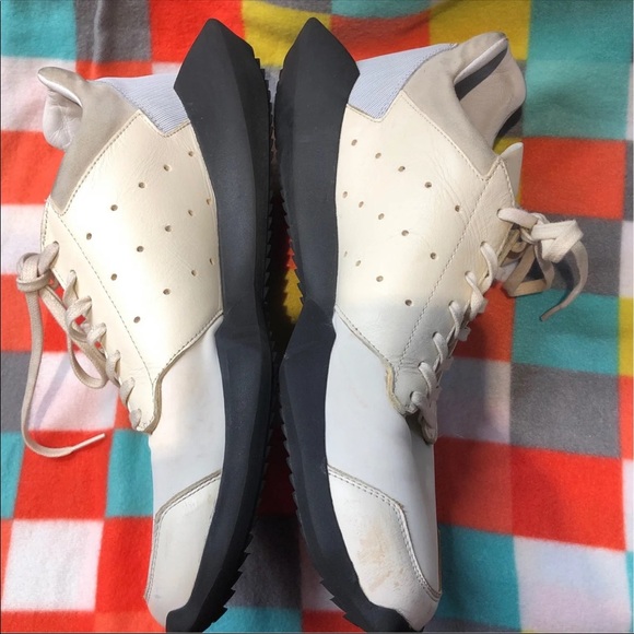 ADIDAS RICK OWENS X TECH RUNNER BLACK sz11 - Picture 12 of 13